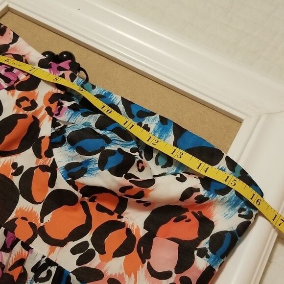 Trina Turk silk blend animal print halter style dress size 10 - Picture 8 of 9